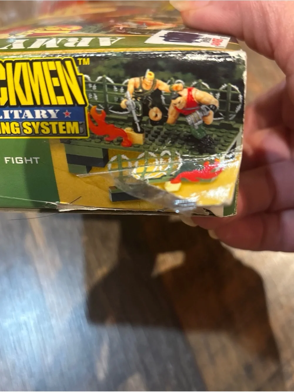 Vintage 1999 blockmen military building system 31 pieces #3655 fist fight-new